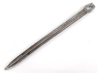 Zelthäring aus Leichtmetall. Wehrmacht, datiert...