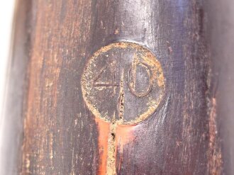 Zelthäring Wehrmacht aus Preßmasse, datiert 1940