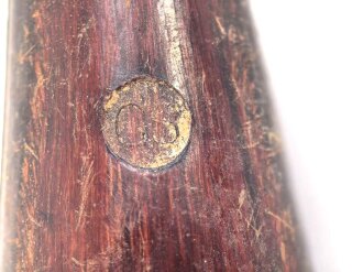 Zelthäring Wehrmacht aus Preßmasse, datiert 1942