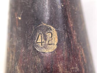 Zelthäring Wehrmacht aus Preßmasse, datiert 1942