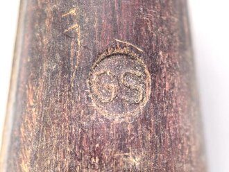 Zelthäring Wehrmacht aus Preßmasse, datiert 1942