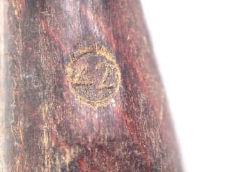 Zelthäring Wehrmacht aus Preßmasse, datiert 1942