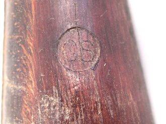 Zelthäring Wehrmacht aus Preßmasse, datiert 1942