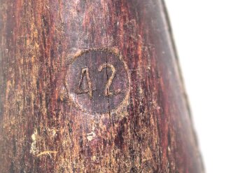 Zelthäring Wehrmacht aus Preßmasse, datiert 1942