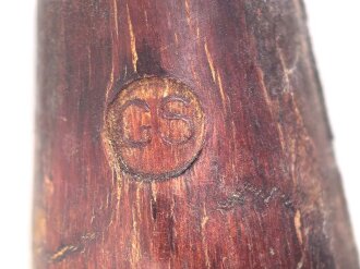 Zelthäring Wehrmacht aus Preßmasse, datiert 1942