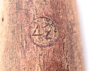 Zelthäring Wehrmacht aus Preßmasse, datiert 1942