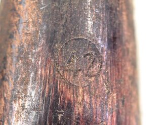 Zelthäring Wehrmacht aus Preßmasse, datiert 1942