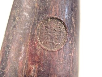 Zelthäring Wehrmacht aus Preßmasse, datiert 1940