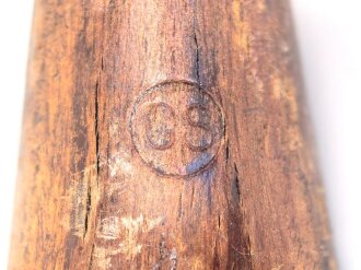 Zelthäring Wehrmacht aus Preßmasse, datiert 1940