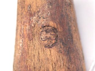 Zelthäring Wehrmacht aus Preßmasse, datiert 1942