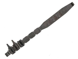 Einführstück für 50 Schuss Gurt MG34/42 der Wehrmacht. Hersteller dfb 2. 41