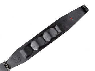 Einführstück für 50 Schuss Gurt MG34/42 der Wehrmacht. Hersteller dwc 11.41