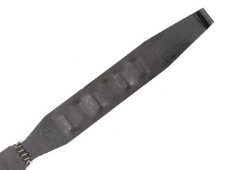 Einführstück für 50 Schuss Gurt MG34/42 der Wehrmacht. Hersteller dfb 8. 41