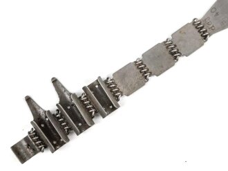Einführstück für 50 Schuss Gurt MG34/42 der Wehrmacht. Hersteller dej 9.40