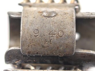 Einführstück für 50 Schuss Gurt MG34/42 der Wehrmacht. Hersteller 7.40 H