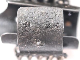 Einführstück für 50 Schuss Gurt MG34/42 der Wehrmacht. Hersteller dwc 8.41