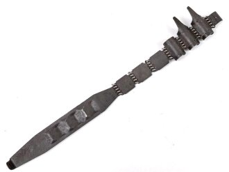 Einführstück für 50 Schuss Gurt MG34/42 der Wehrmacht. Hersteller dwc 2.41