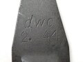 Einführstück für 50 Schuss Gurt MG34/42 der Wehrmacht. Hersteller dwc 2.41