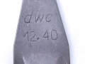 Einführstück für 50 Schuss Gurt MG34/42 der Wehrmacht. Hersteller dwc 12.40