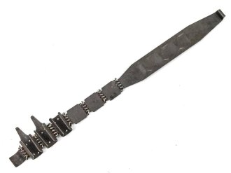 Einführstück für 50 Schuss Gurt MG34/42 der Wehrmacht. Hersteller dwc 11.40