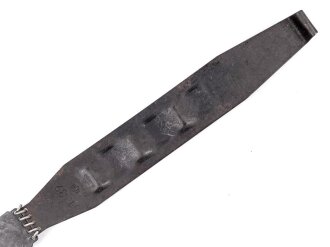 Einführstück für 50 Schuss Gurt MG34/42 der Wehrmacht. Hersteller 1.37 BSW