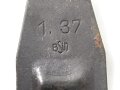 Einführstück für 50 Schuss Gurt MG34/42 der Wehrmacht. Hersteller 1.37 BSW