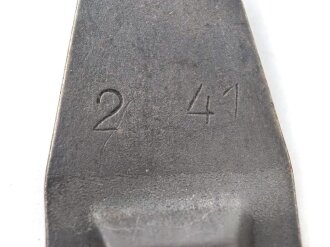 Einführstück für 50 Schuss Gurt MG34/42 der Wehrmacht. Hersteller 2.41