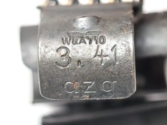 Einführstück für 50 Schuss Gurt MG34/42 der Wehrmacht. Hersteller azg 3.41
