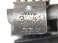 Einführstück für 50 Schuss Gurt MG34/42 der Wehrmacht. Hersteller azg 3.41