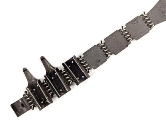 Einführstück für 50 Schuss Gurt MG34/42 der Wehrmacht. Hersteller dwc 11.40