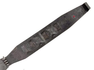 Einführstück für 50 Schuss Gurt MG34/42 der Wehrmacht. Hersteller cvo 2. 41