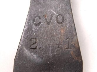Einführstück für 50 Schuss Gurt MG34/42 der Wehrmacht. Hersteller cvo 2. 41
