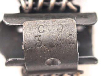 Einführstück für 50 Schuss Gurt MG34/42 der Wehrmacht. Hersteller cvo 2. 41