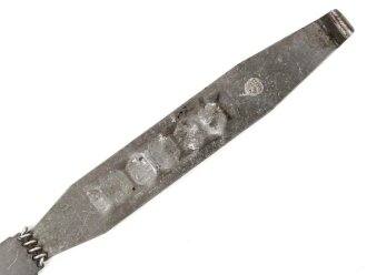 Einführstück für 50 Schuss Gurt MG34/42 der Wehrmacht. Hersteller ST 2.39