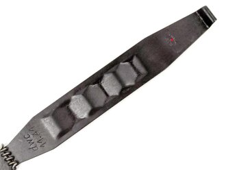 Einführstück für 50 Schuss Gurt MG34/42 der Wehrmacht. Hersteller dwc 11.41