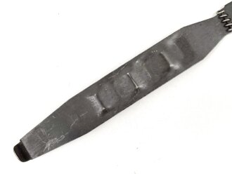 Einführstück für 50 Schuss Gurt MG34/42 der Wehrmacht. Hersteller dfb 6. 41