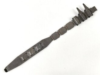 Einführstück für 50 Schuss Gurt MG34/42 der Wehrmacht. Hersteller Switz 1. 39