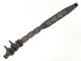 Einführstück für 50 Schuss Gurt MG34/42 der Wehrmacht. Hersteller Switz 1. 39
