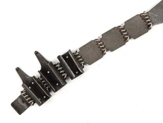 Einführstück für 50 Schuss Gurt MG34/42 der Wehrmacht. Hersteller Switz 1. 39