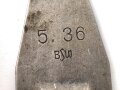 Einführstück für 50 Schuss Gurt MG34/42 der Wehrmacht. Hersteller 5.36 BSW