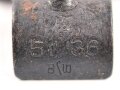 Einführstück für 50 Schuss Gurt MG34/42 der Wehrmacht. Hersteller 5.36 BSW