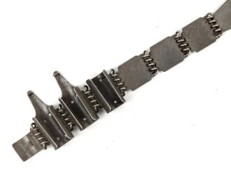 Einführstück für 50 Schuss Gurt MG34/42 der Wehrmacht. Hersteller dwc 8.41