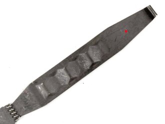 Einführstück für 50 Schuss Gurt MG34/42 der Wehrmacht. Hersteller dwc 9.41