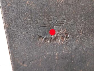 Einführstück für 50 Schuss Gurt MG34/42 der Wehrmacht. Hersteller dwc 12.40