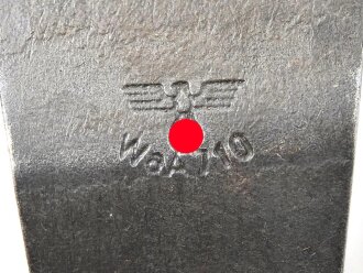 Einführstück für 50 Schuss Gurt MG34/42 der Wehrmacht. Hersteller dej 10.40