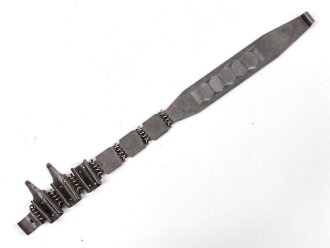 Einführstück für 50 Schuss Gurt MG34/42 der Wehrmacht. Hersteller dwc 8.41