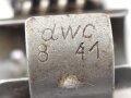 Einführstück für 50 Schuss Gurt MG34/42 der Wehrmacht. Hersteller dwc 8.41