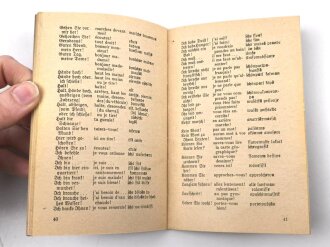 "Wehrmacht Sprachführer - Deutsch/Französisch" 47 Seiten, DIN A6, gebraucht