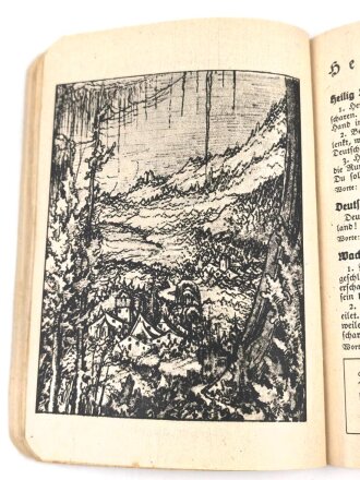 "Morgen marschieren wir - Liederbuch der deutschen Soldaten" 128 Seiten, DIN A6, gebraucht