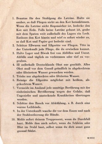 Vorschrift "Ruhr in Ländern mit...